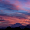 梅雨明けの日の夕焼け