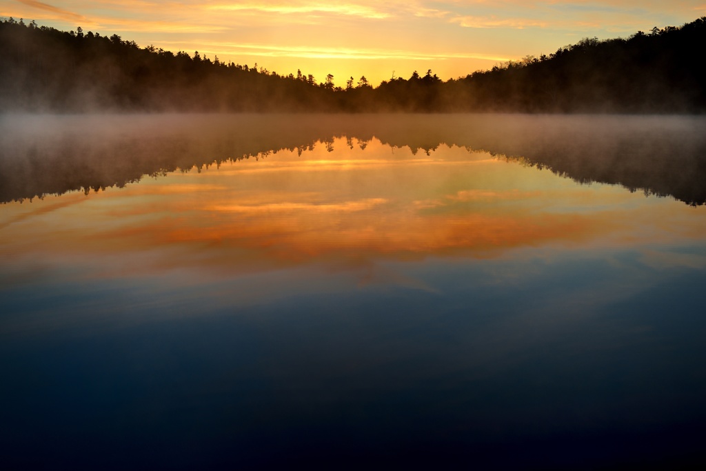 Nature invites to fantasy before sunrise