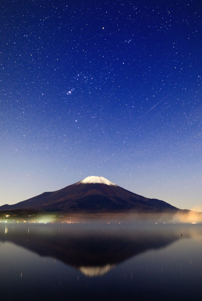 ｵﾘｵﾝ座と流星