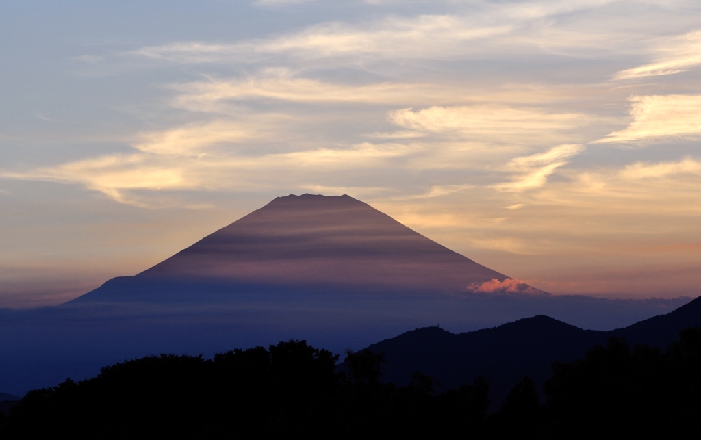 関東縞の富士