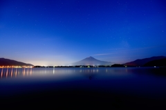 Deep blue of the morning
