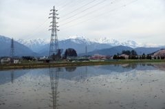 信濃大町 代田風景