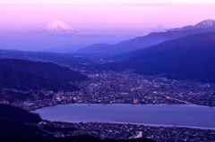 高ﾎﾟｯﾁの夕景