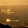奈良の夕景