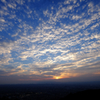 梅雨の合間の夕景