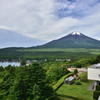 富士山雪化粧だそうです(^o^)