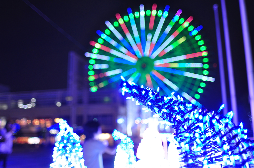 クリスマスの観覧車