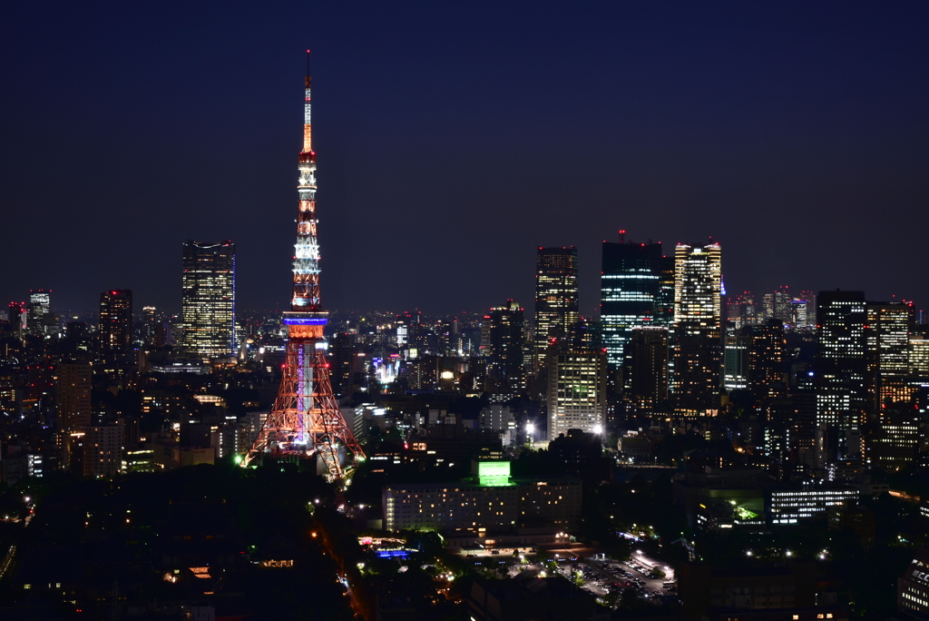 七夕の東京タワー