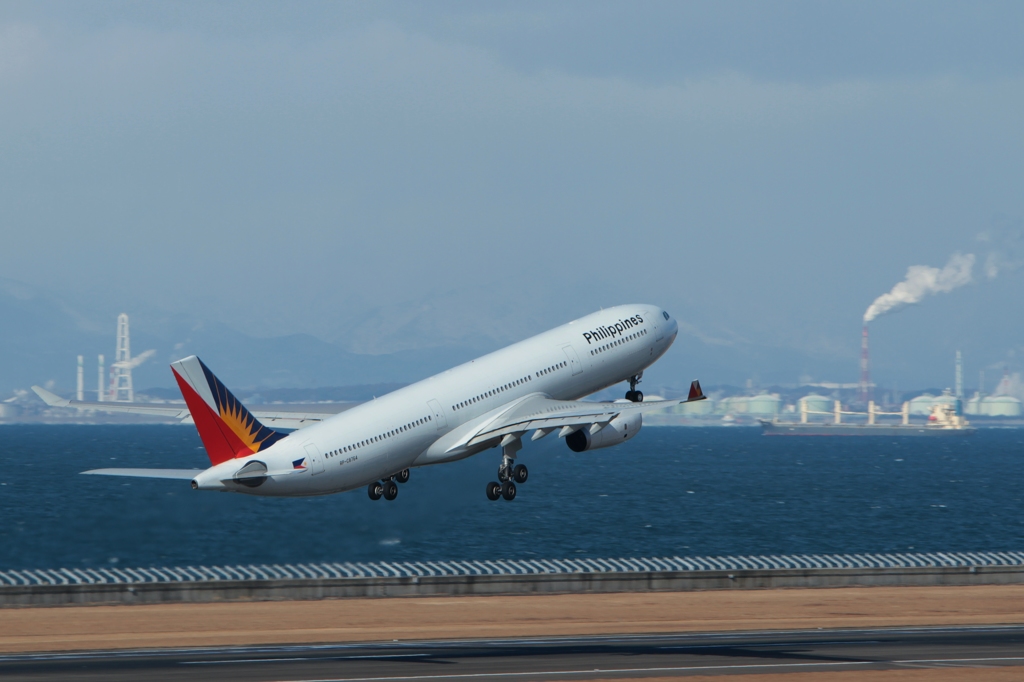 大空へ舞い上がる