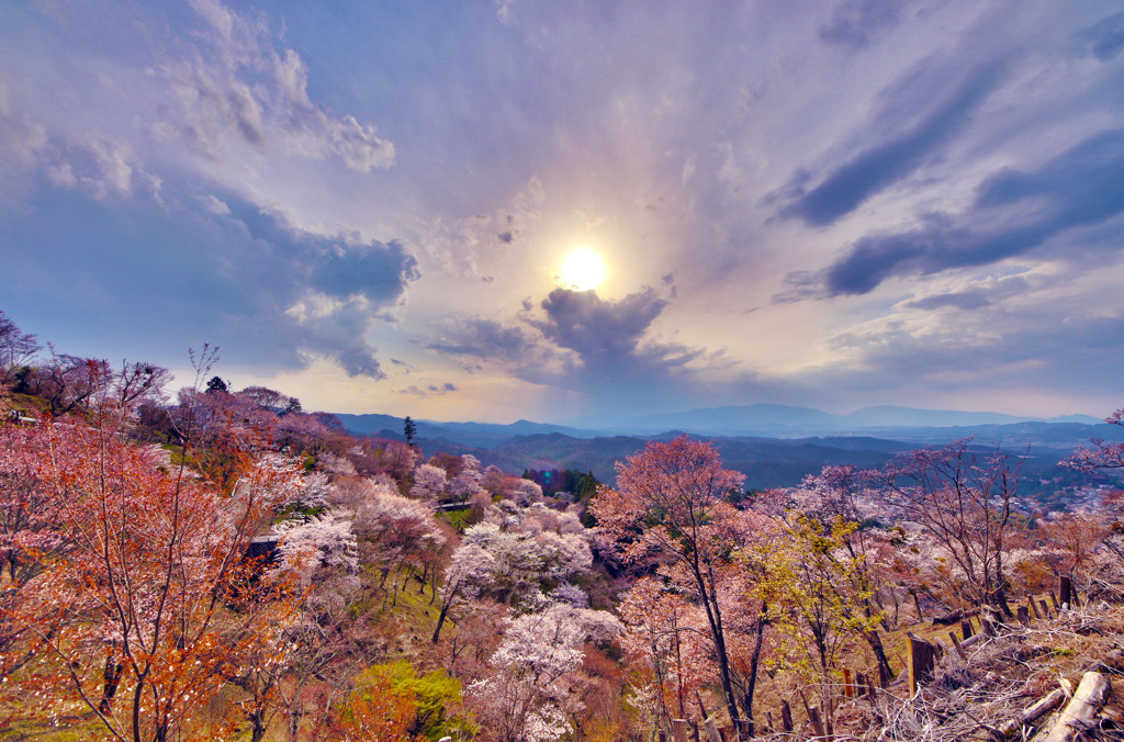 吉野山のHDR