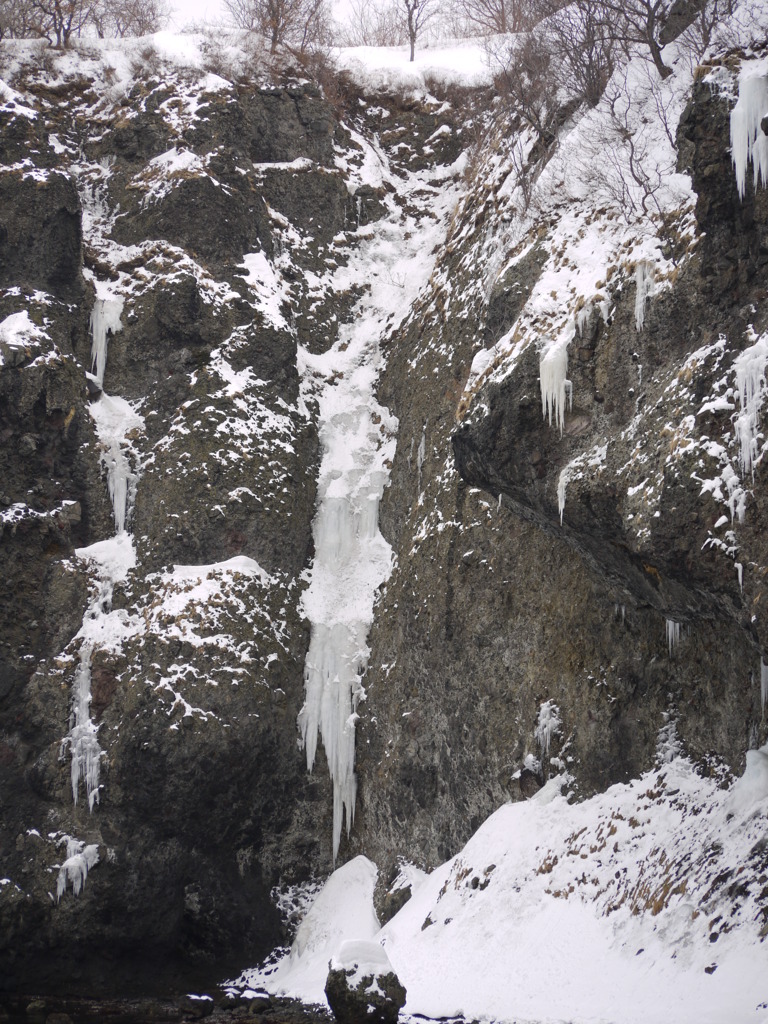 小樽の氷滝