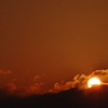 沈みゆく夕日