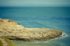 Couple on the cliff