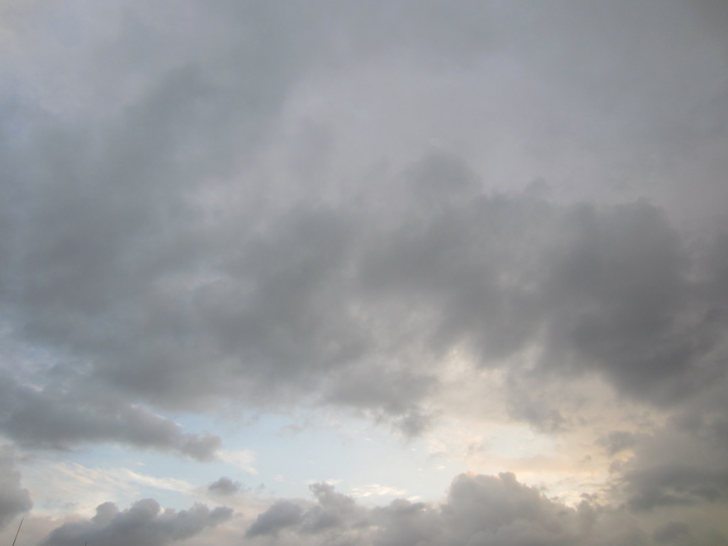 夕立のあと