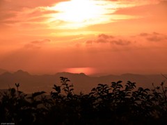 夕日の輝き