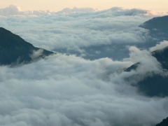 眼下の雲