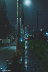 赤い傘