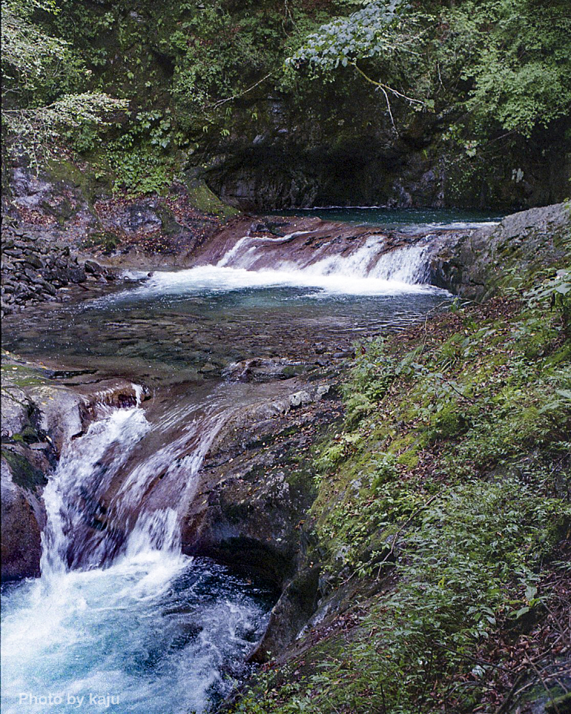青い水