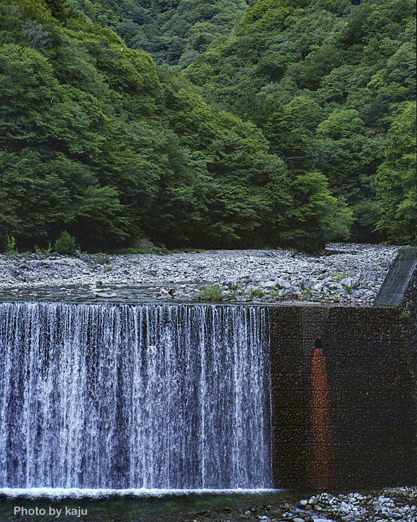 吊り橋からの風景