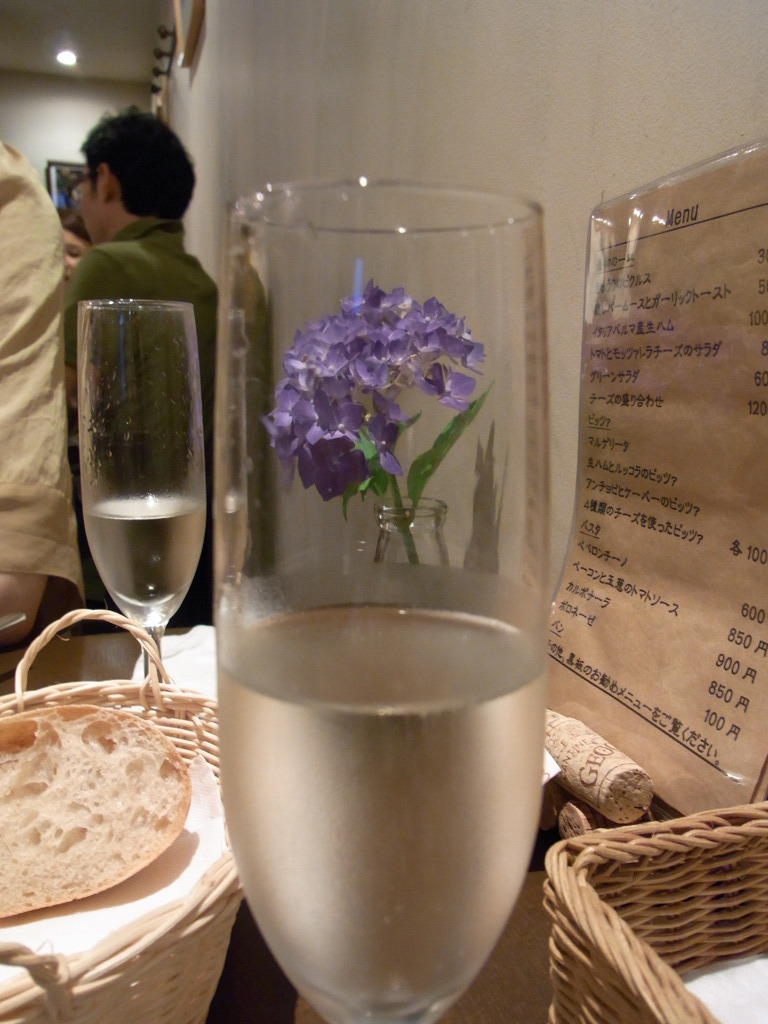 グラス in あじさい