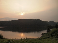 夕日