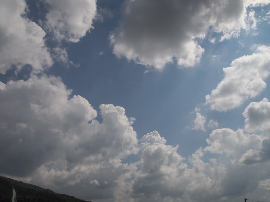 電線のない風景