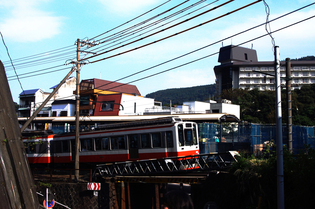 電車にのって