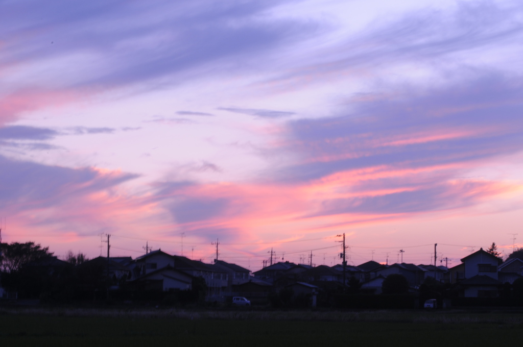 2011,10.29　夕焼け