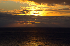 知床の夕日　２