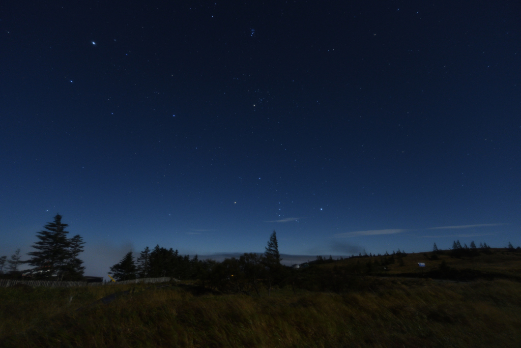 美ヶ原　星景