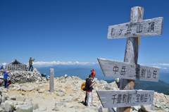 木曽駒ケ岳　登頂