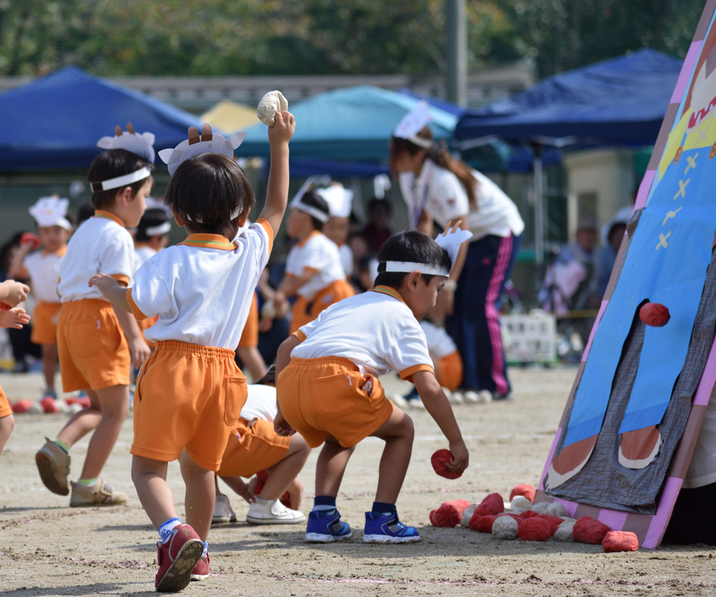 初めての運動会