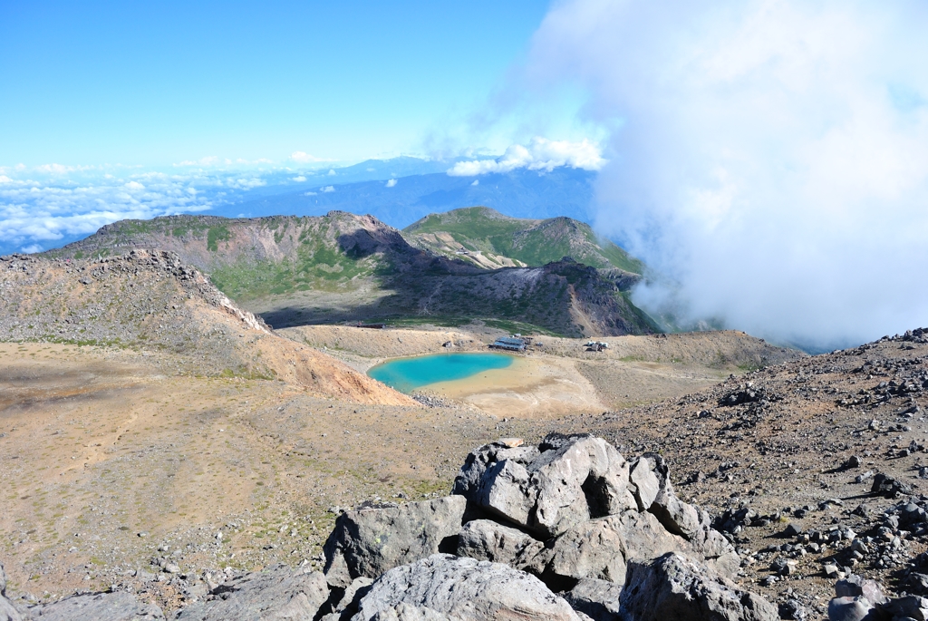 剣ヶ峰から二の池