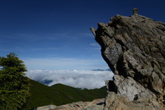 金峰山小屋より