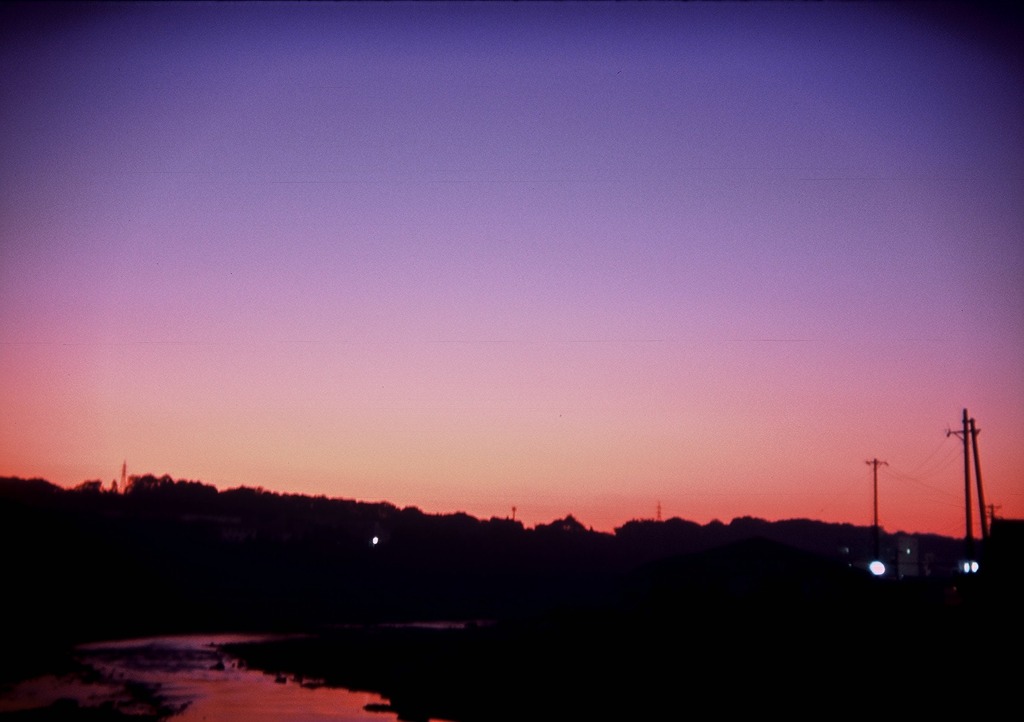 夕焼け　HOLGA１３５ BC