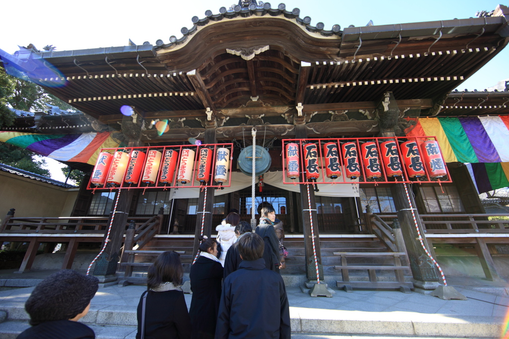 初もうで 本覚寺の初えびす
