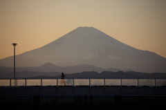 Mt. Fuji at dusk