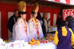 福娘 本覚寺の初えびす