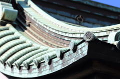 foofing tiles of temple