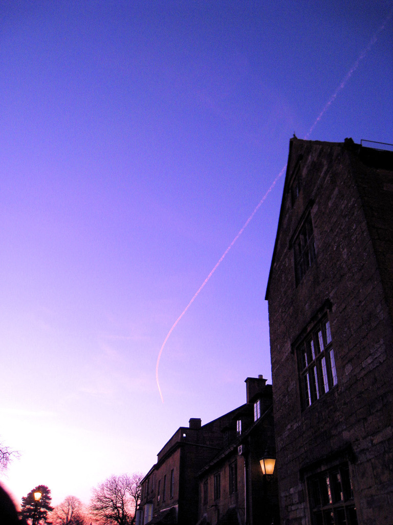 purple contrail