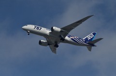 Boeing 787 Dreamliner　都島上空