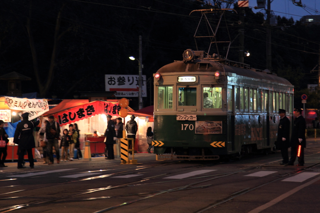 住吉大社のちんちん電車