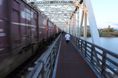 消え行く風景　赤川鉄橋