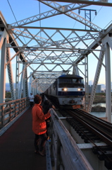 消え行く風景　赤川鉄橋