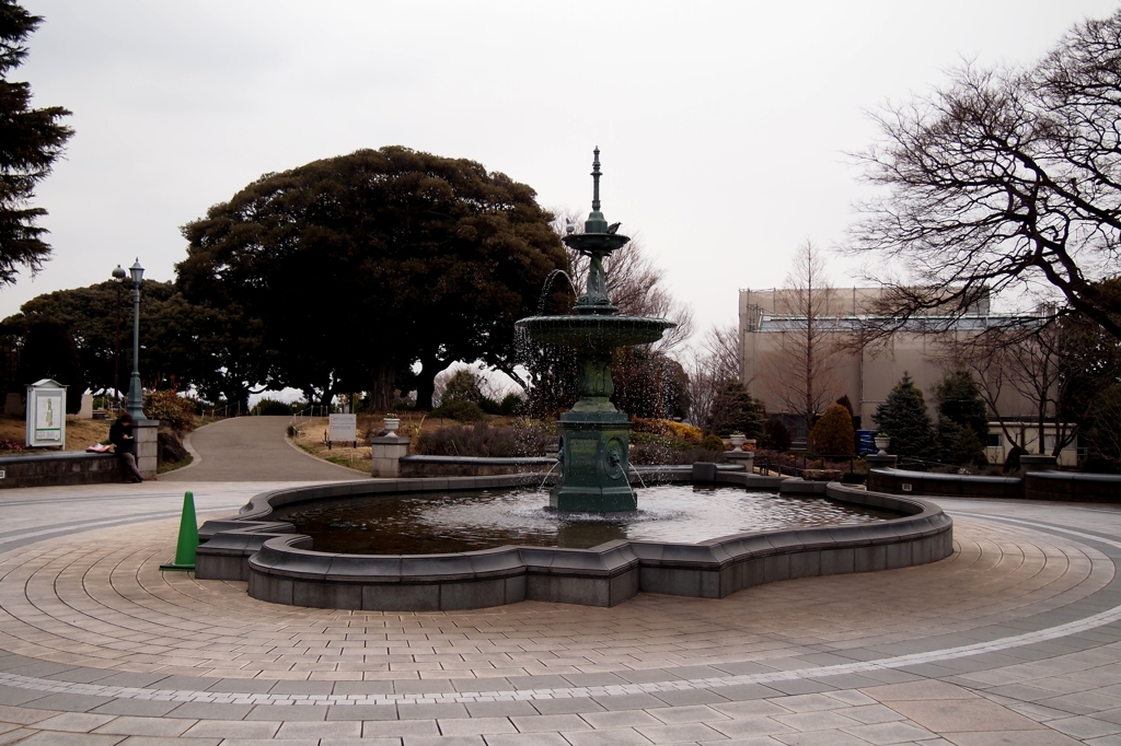 港の見える丘公園　噴水