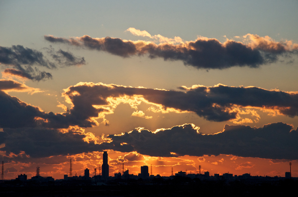 浜松の夕暮れ