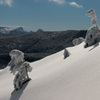 雪の怪獣と八ヶ岳
