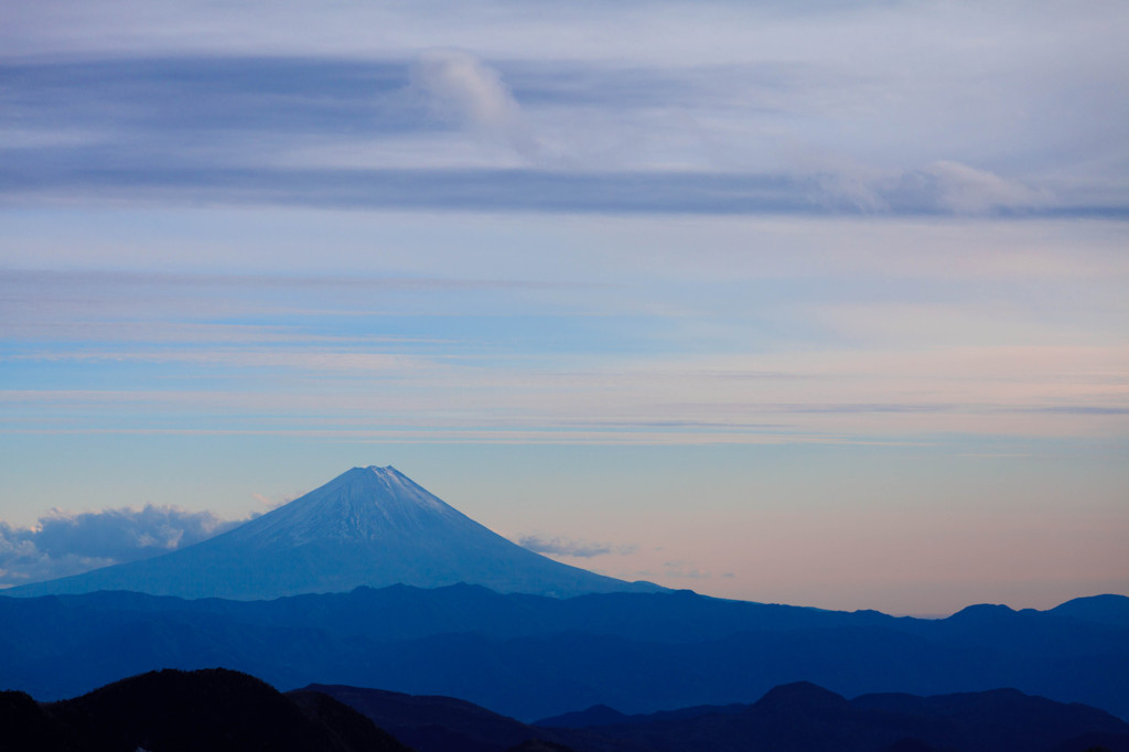 富士山 （2012.1.3  瑞牆山より）