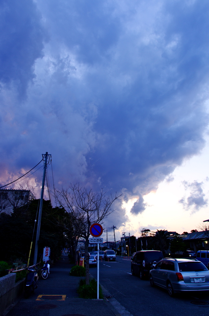 湧き上がる雲