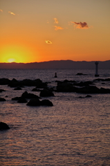 森戸の夕日